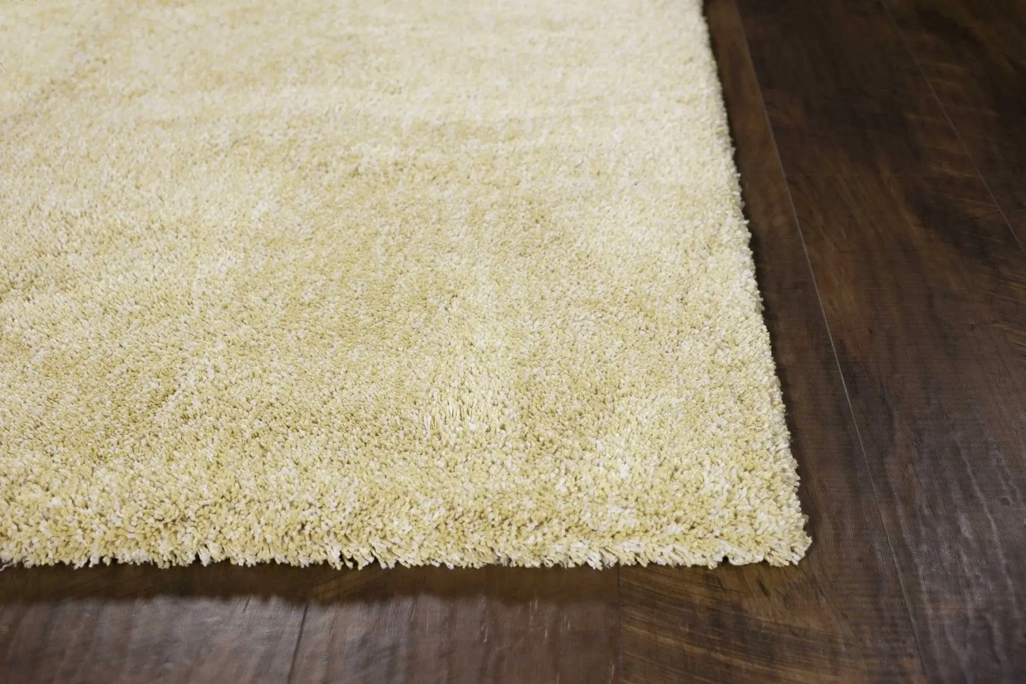 5' X 7' Yellow Heather Plain Indoor Area Rug - Image 5