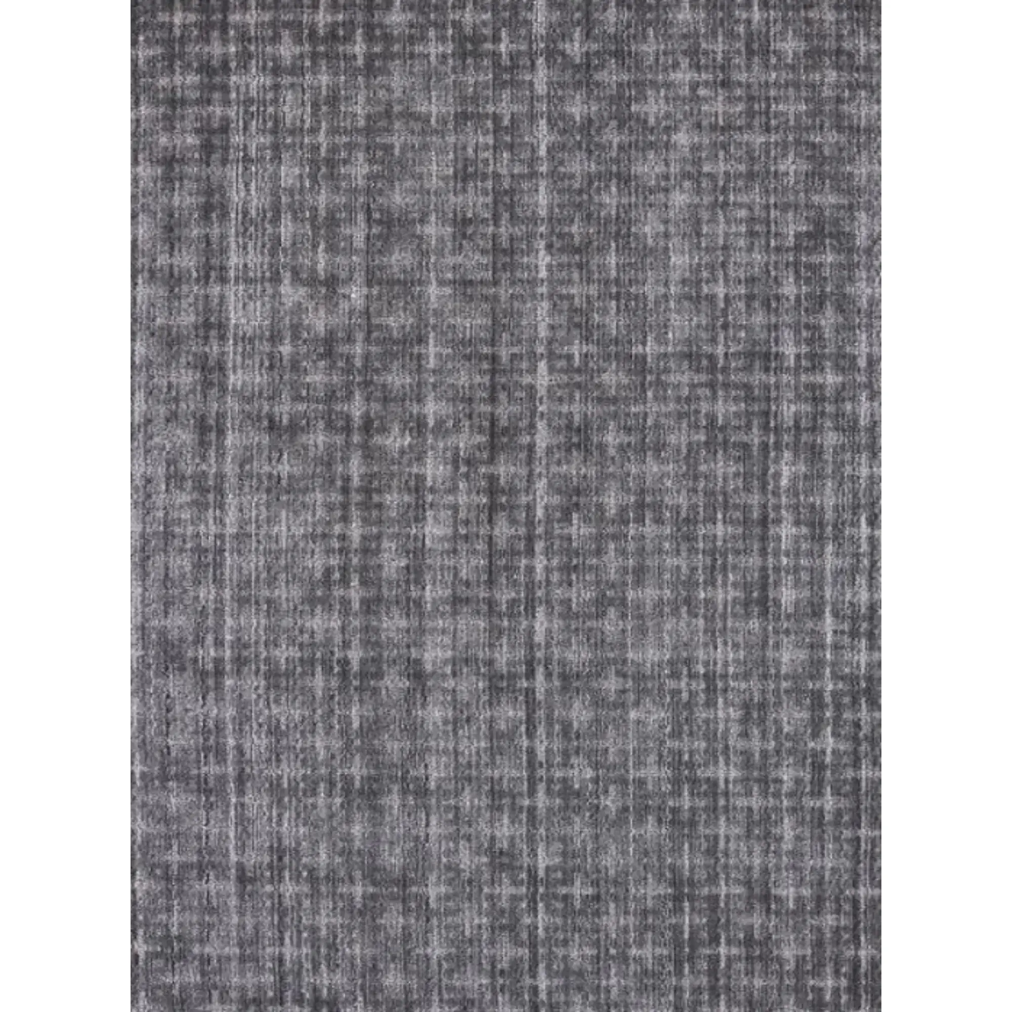 5' X 8' Black And Charcoal Medallion Hand Loomed Area Rug - Image 3