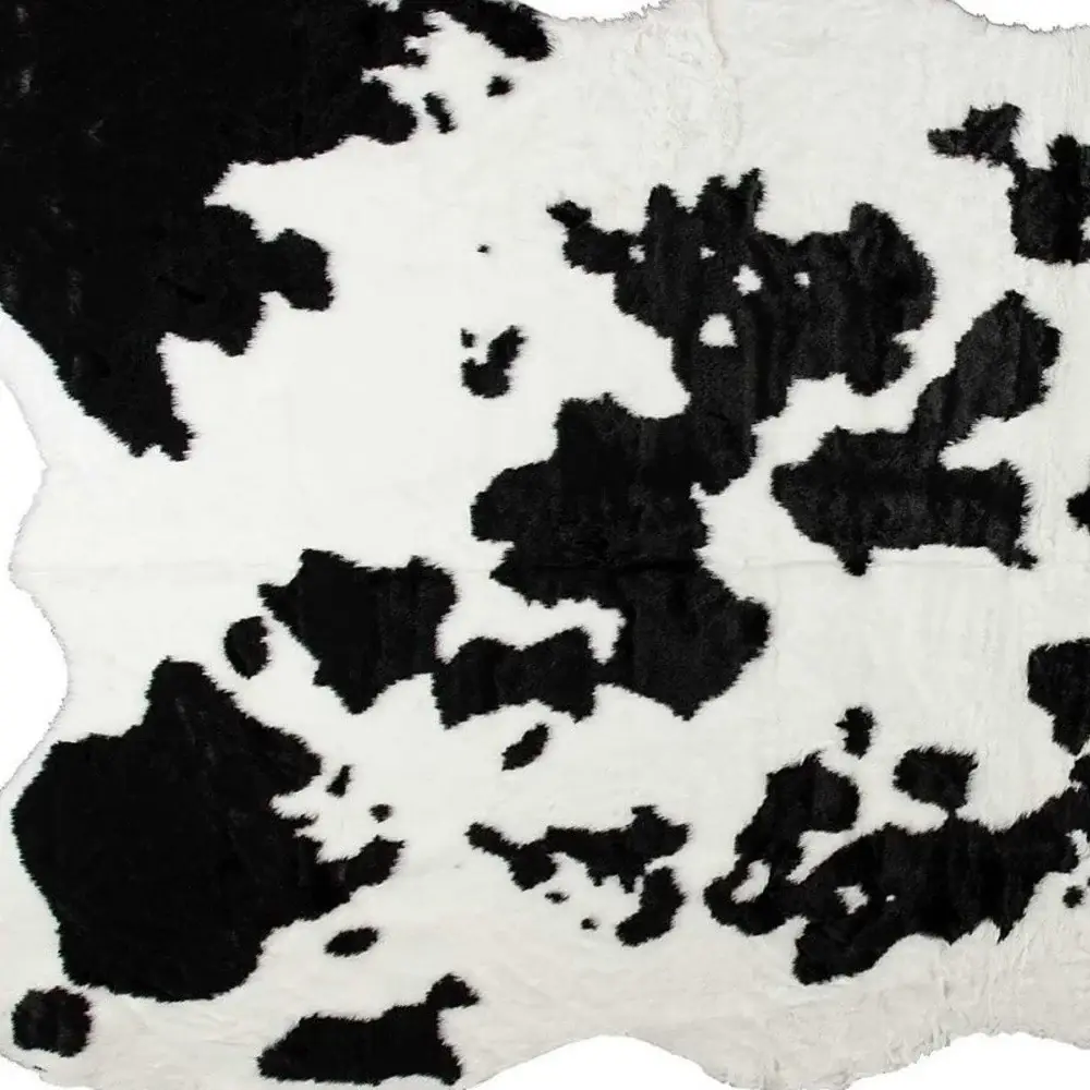 5' X 8' Black and White Hand Knotted Area Rug - Image 4
