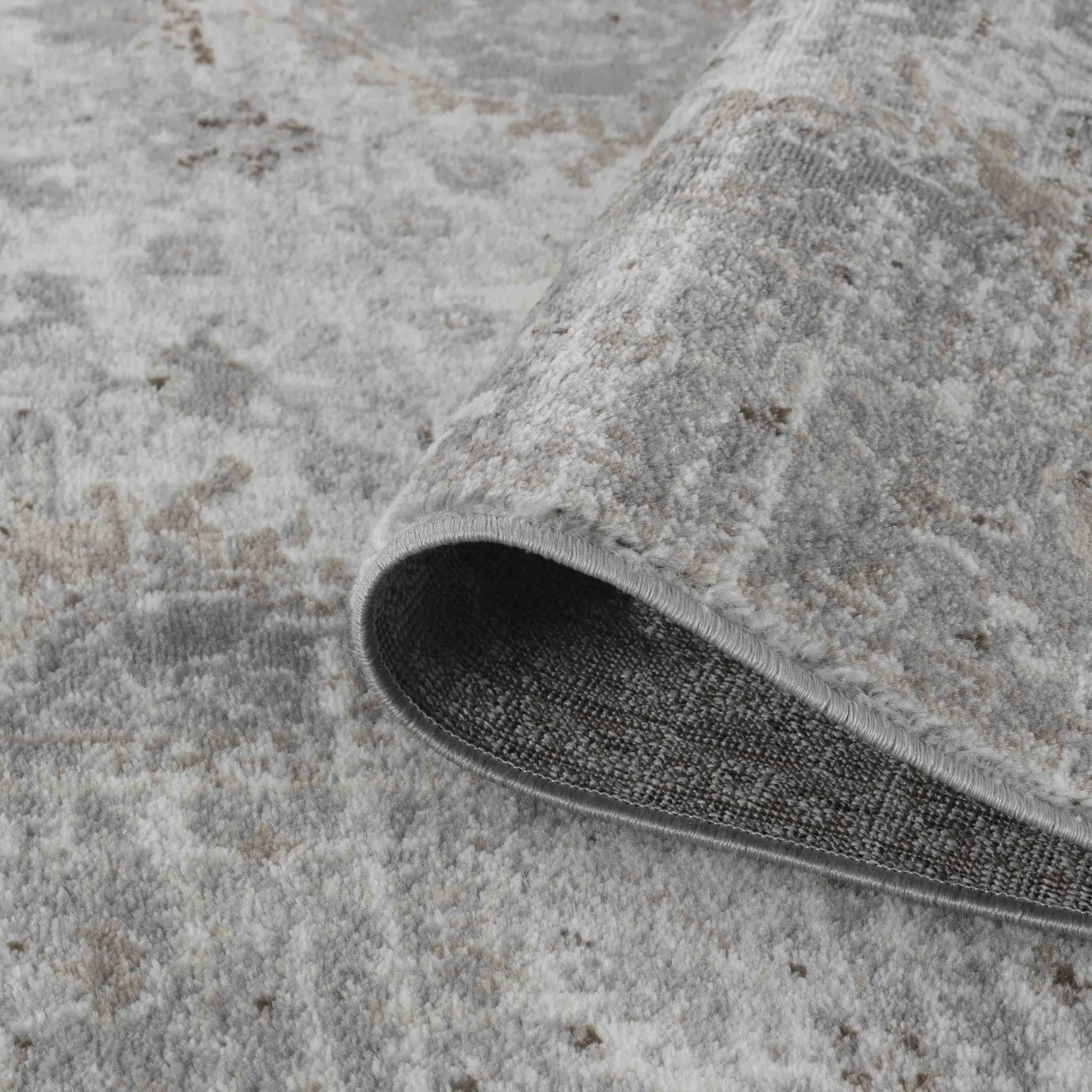 5' X 8' Brown Oriental Area Rug - Image 6