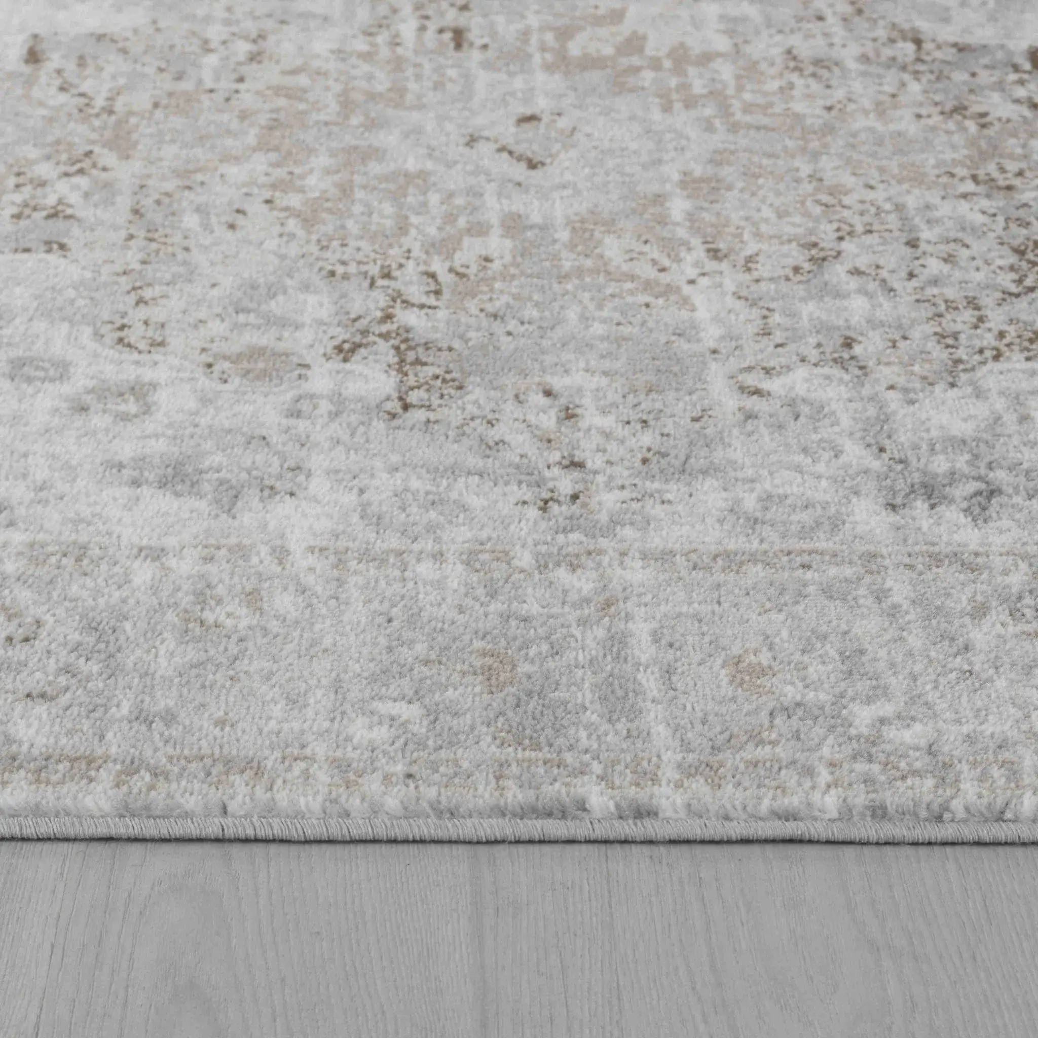5' X 8' Brown Oriental Area Rug - Image 7