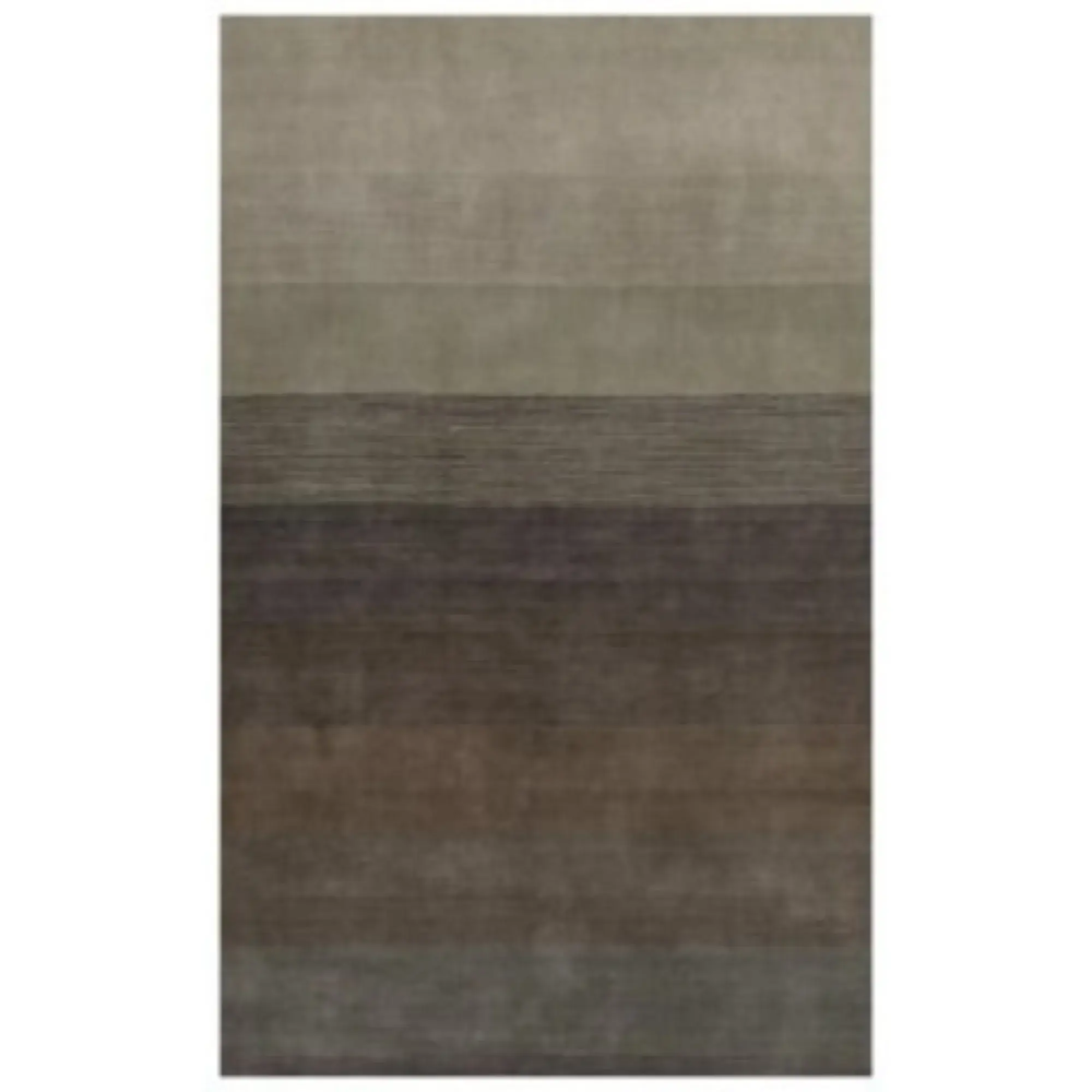 5' X 8' Expresso And Brown Ombre Hand Loomed Area Rug - Image 2
