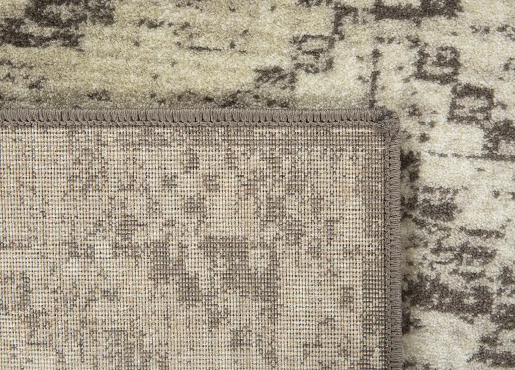 5' X 8' Gray Abstract Area Rug - Image 5