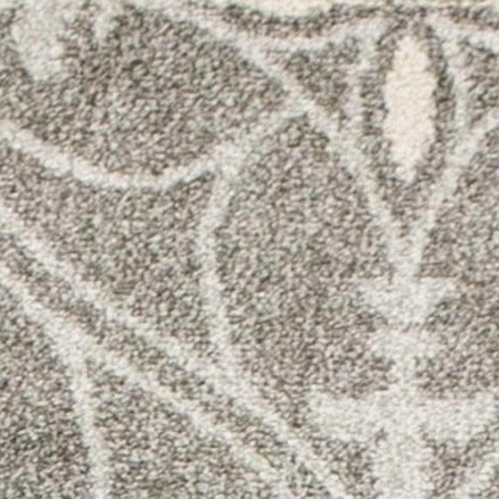 5' X 8' Gray Moroccan Indoor Outdoor Area Rug - Image 6