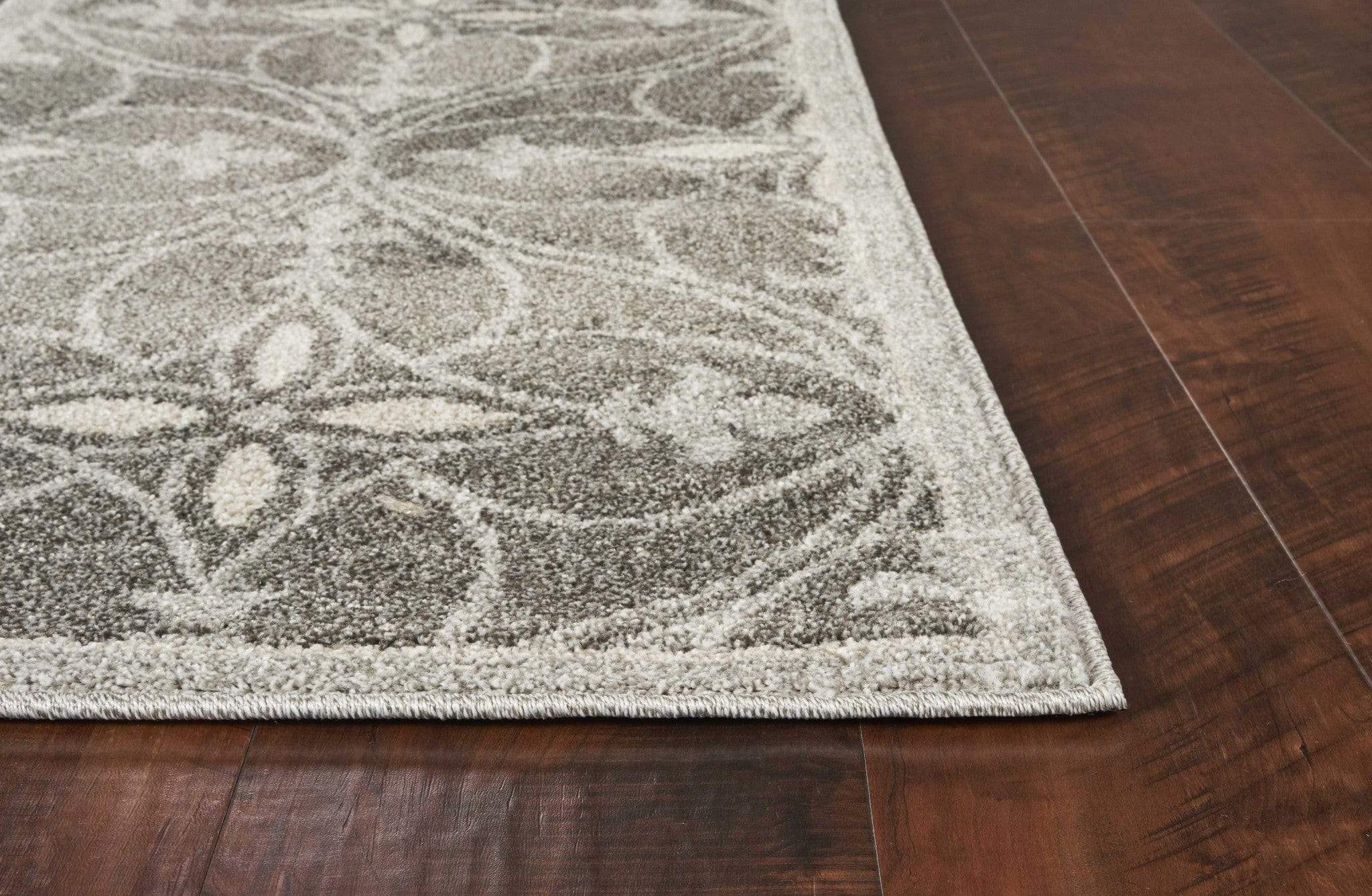 5' X 8' Gray Moroccan Indoor Outdoor Area Rug - Image 7