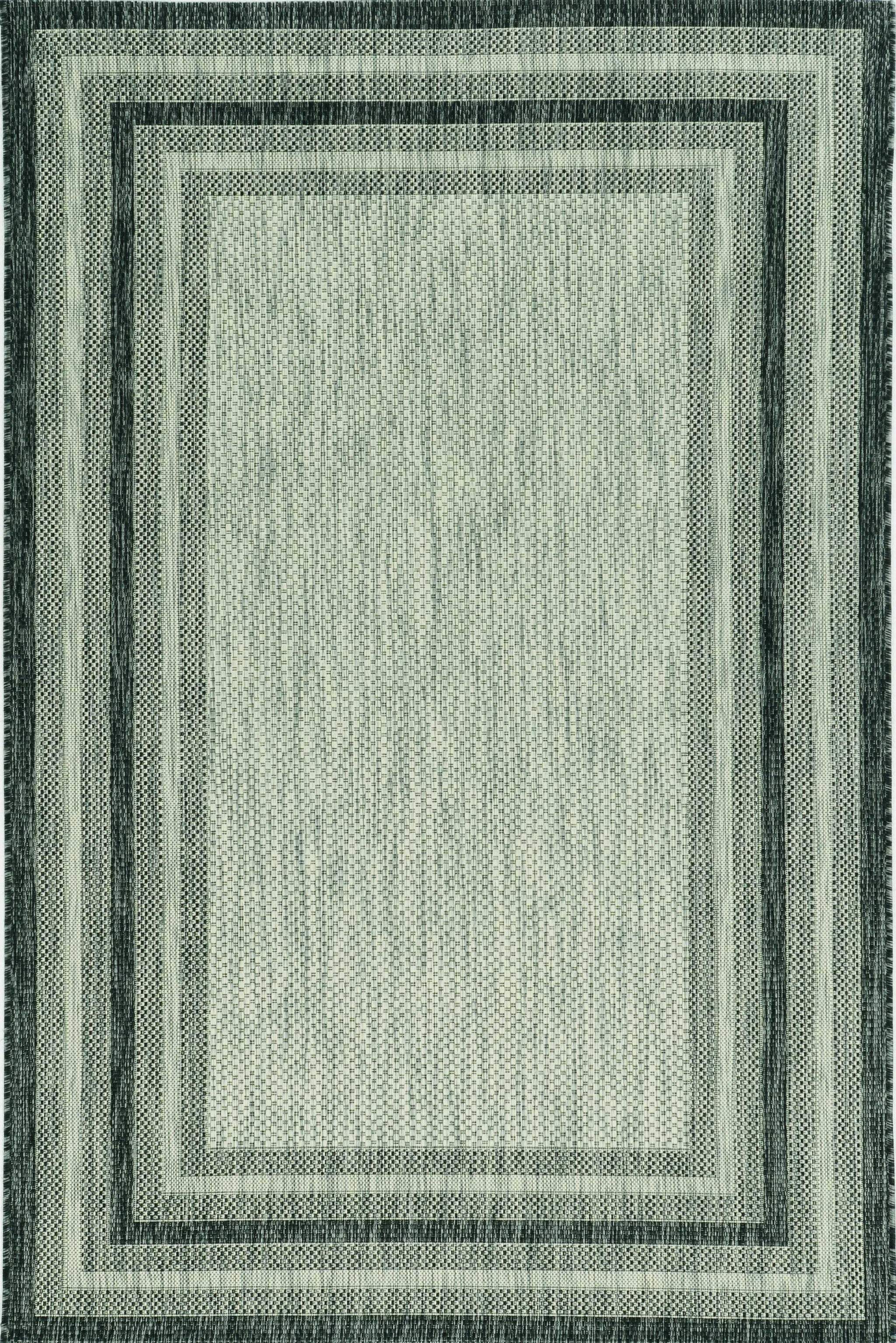 5' X 8'  Grey Bordered Area Rug - Image 2
