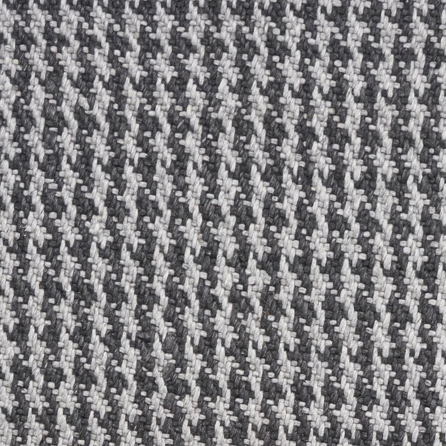 5' X 8' Grey Hand Woven Houndstooth Indoor Area Rug - Image 8