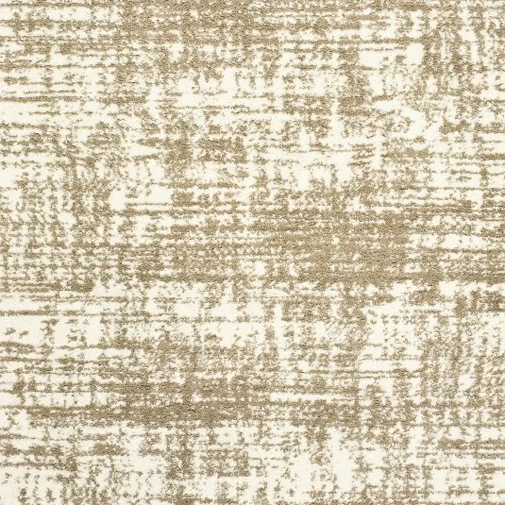 5' X 8' Ivory And Gray Abstract Strokes Area Rug - Image 7