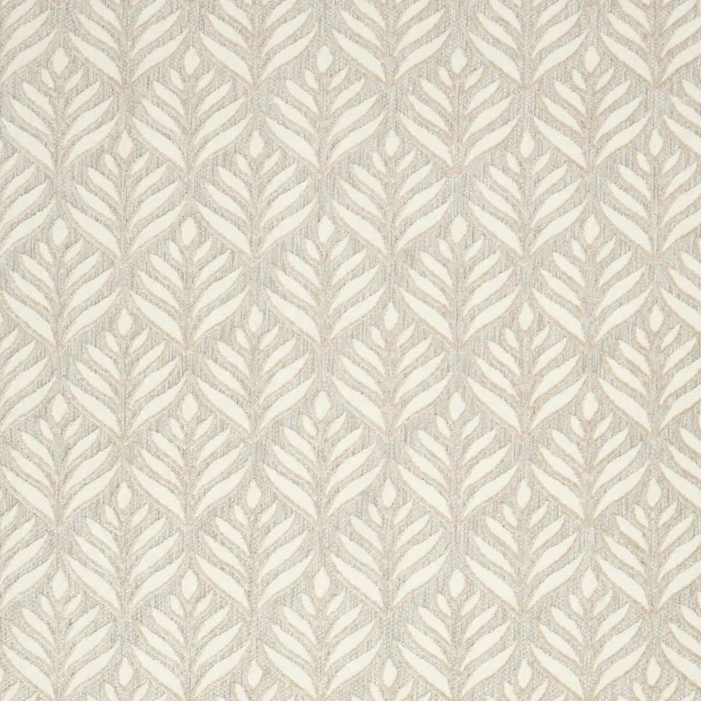 5' X 8' Ivory And Grey Floral Stain Resistant Non Skid Area Rug - Image 3