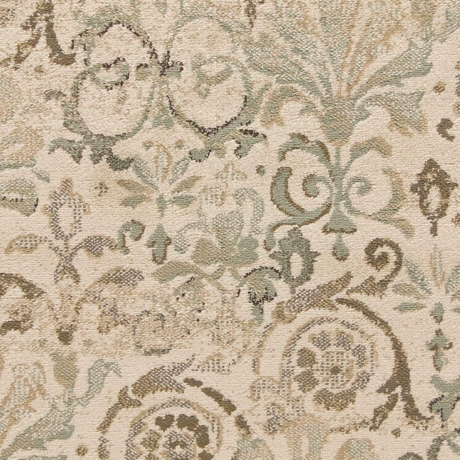 5' X 8' Ivory Vintage Area Rug - Image 2