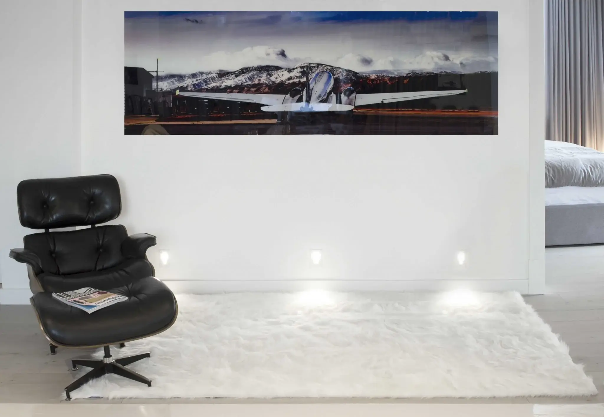 5' X 8' Off White Faux Fur Flokati Area Rug - Image 7