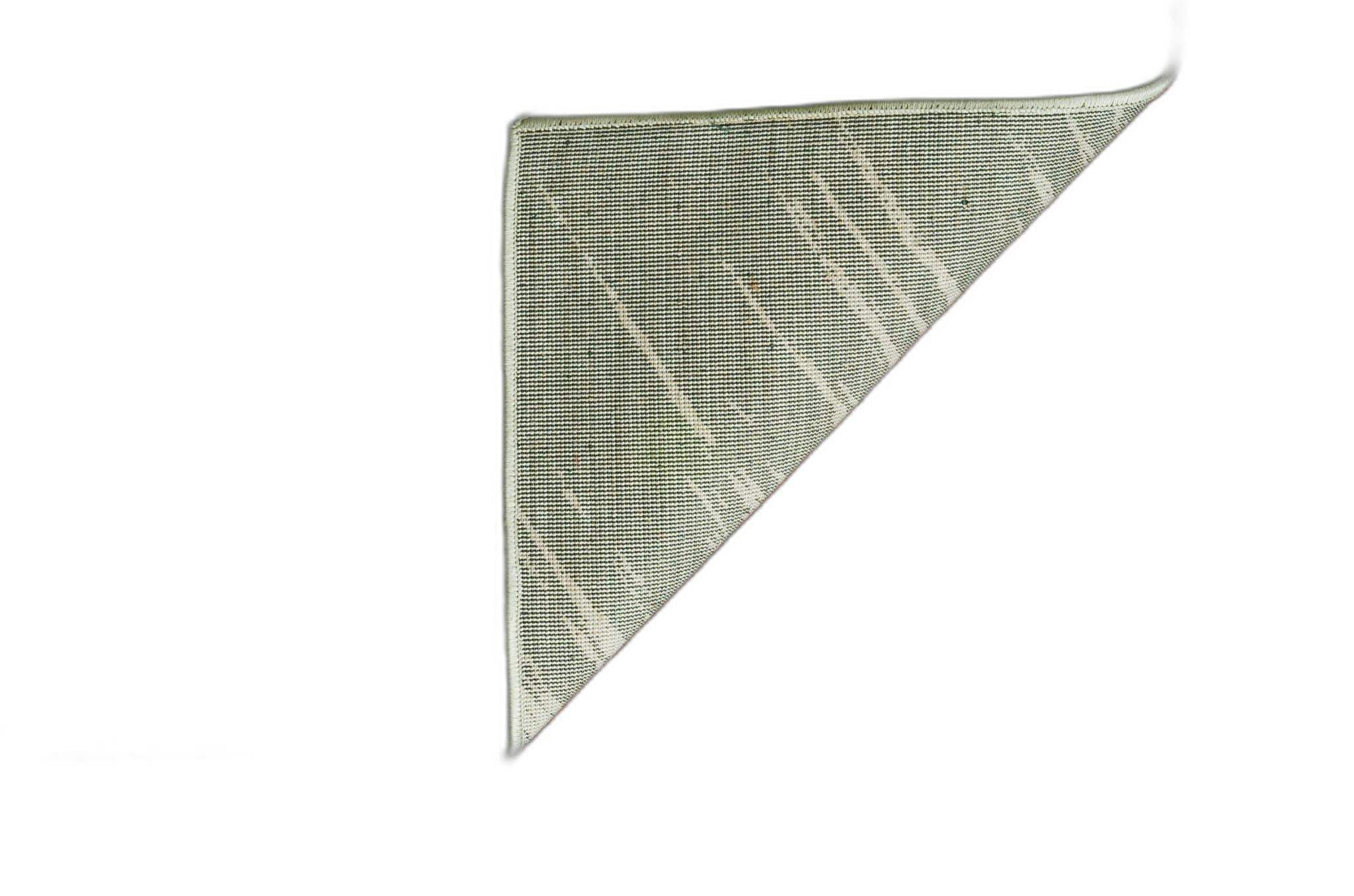5' X 8' Silver Grey Machine Woven Abstract Brushstroke Indoor Area Rug