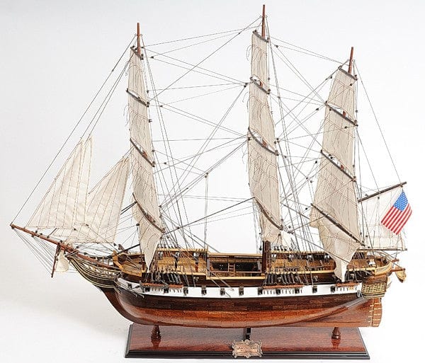50" Wood Brown Hand Painted Sculpture - Image 4