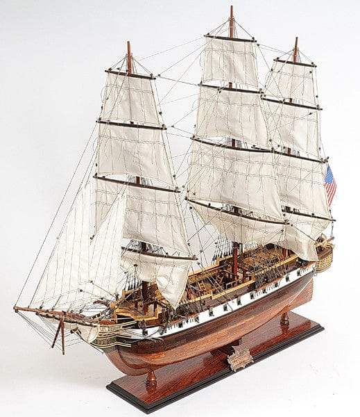 50" Wood Brown Hand Painted Sculpture - Image 5