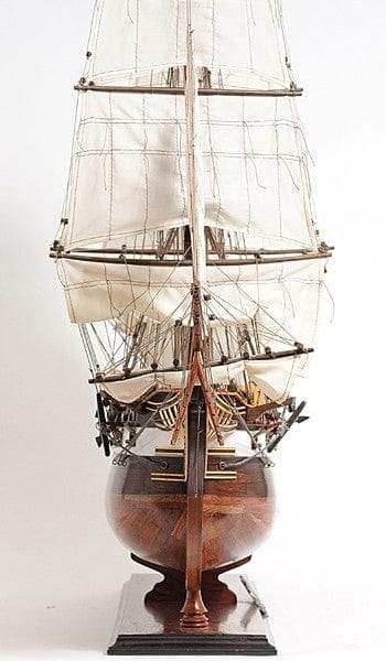 50" Wood Brown Hand Painted Sculpture - Image 7