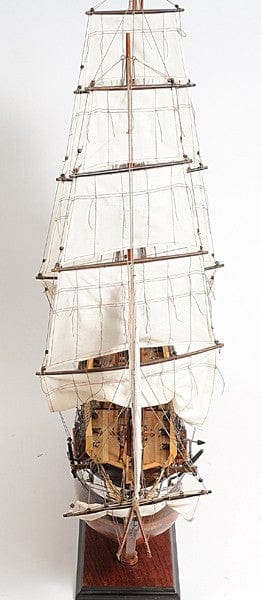 50" Wood Brown Hand Painted Sculpture - Image 8