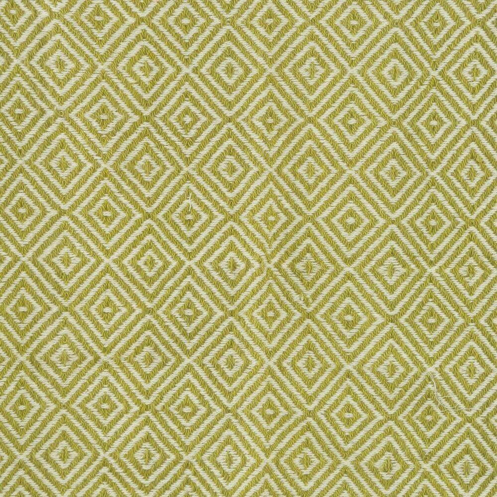 50" X 60" Citrine And Ivory Geometric Cotton Throw Blanket with Fringe - Image 5