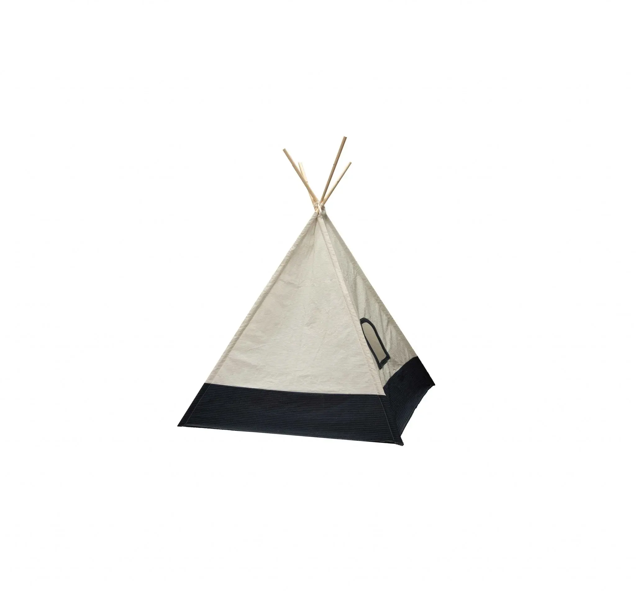 51 x 55 x 73 White and Blue Fabric Tent - Image 2