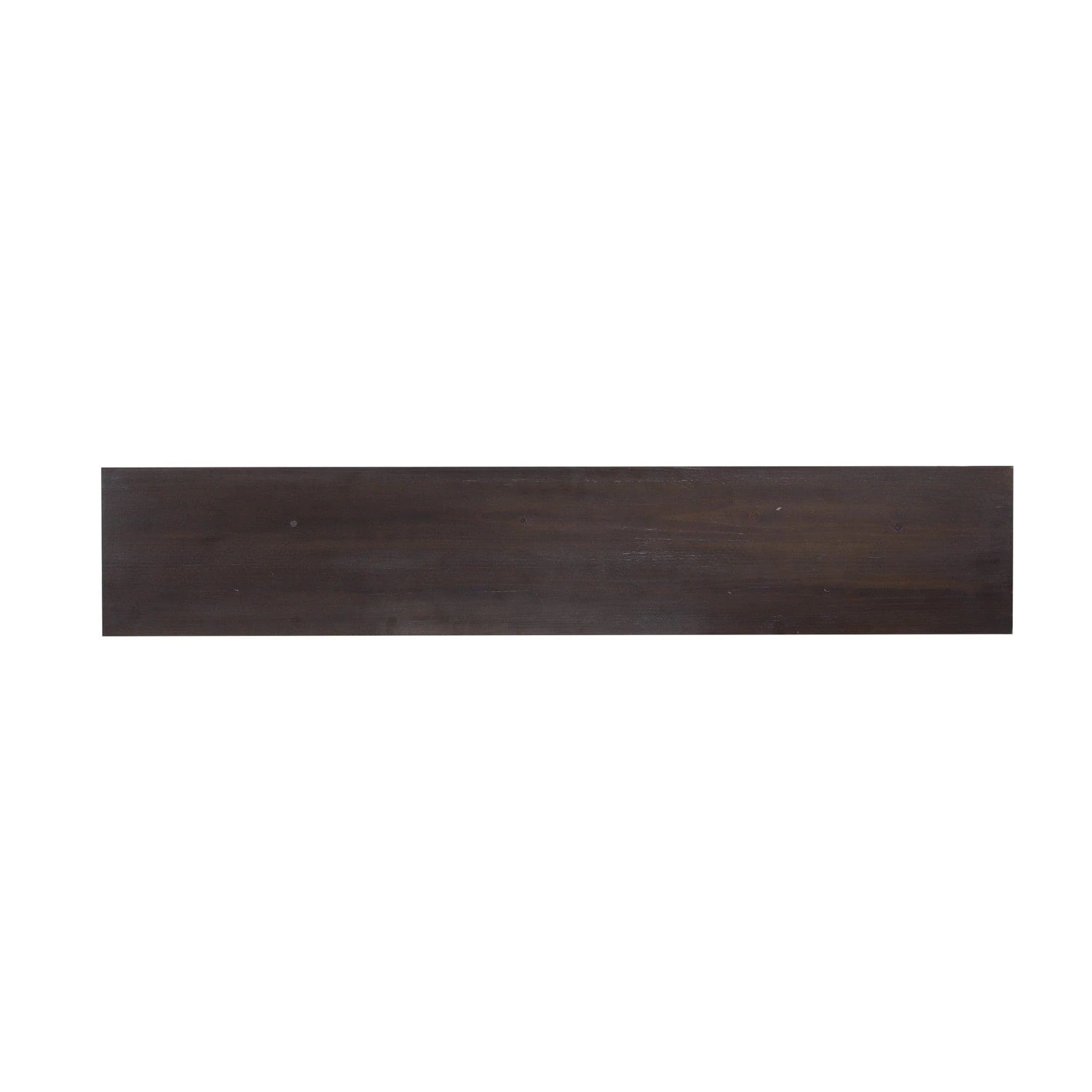 54" Espresso and Black Frame Console Table - Image 5