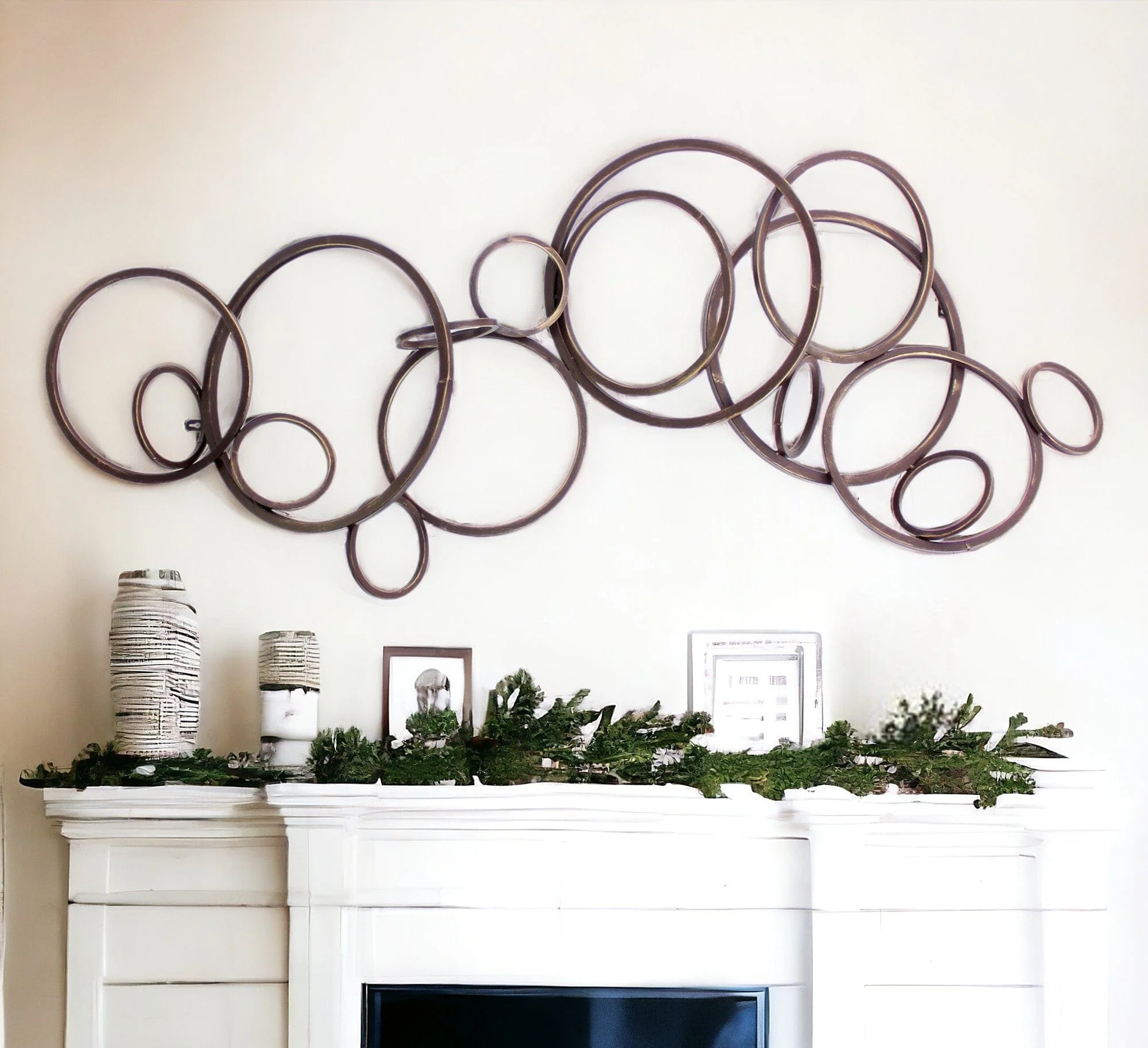 55" X 22" Bronze Metal Wall Decor - Image 2