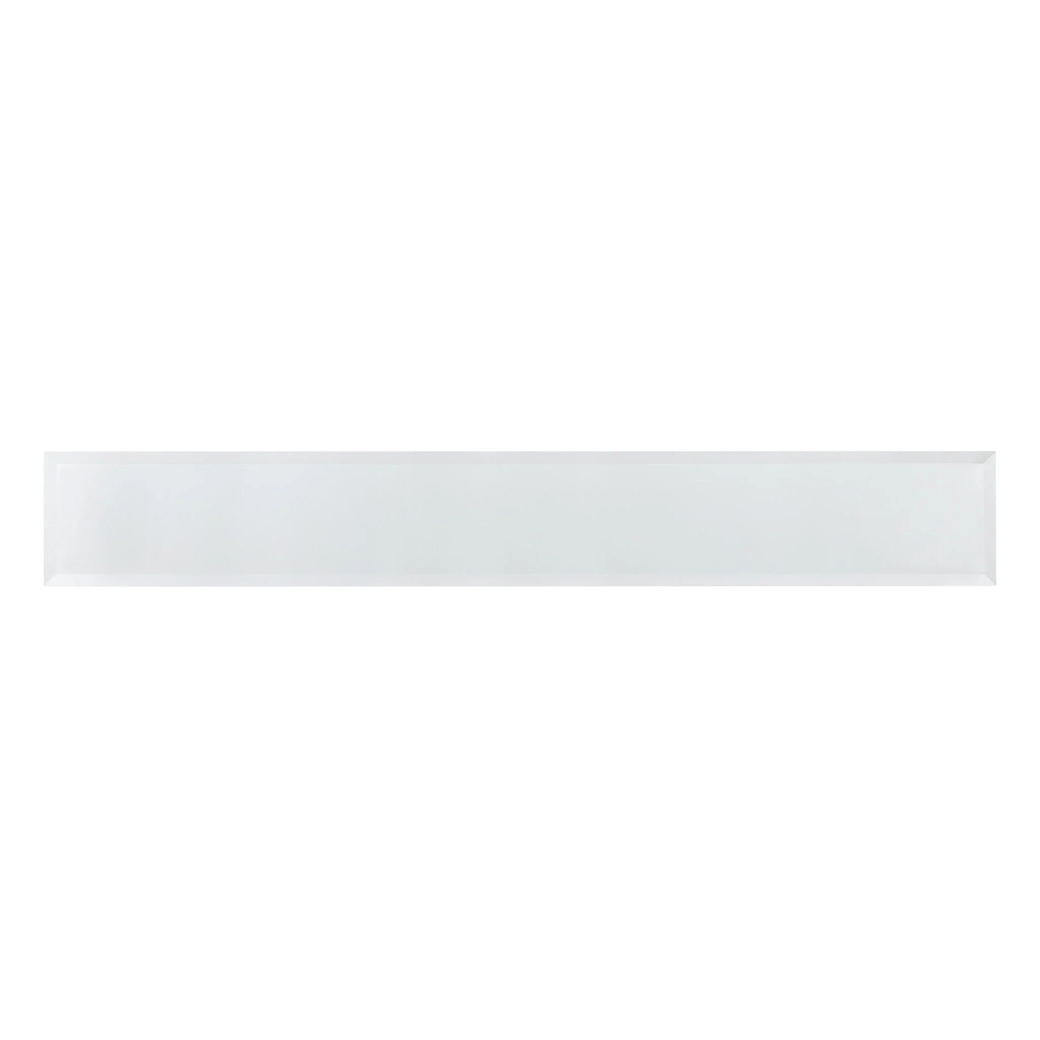56" Silver and Gunmetal Mirrored Glass Console Table - Image 5