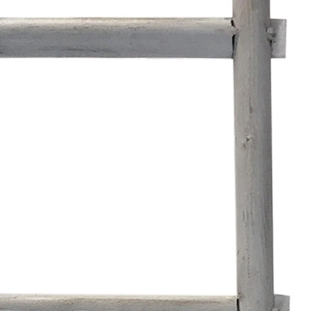 59" X 18" X 2" Grey Decorative Ladder Shelve - Image 5