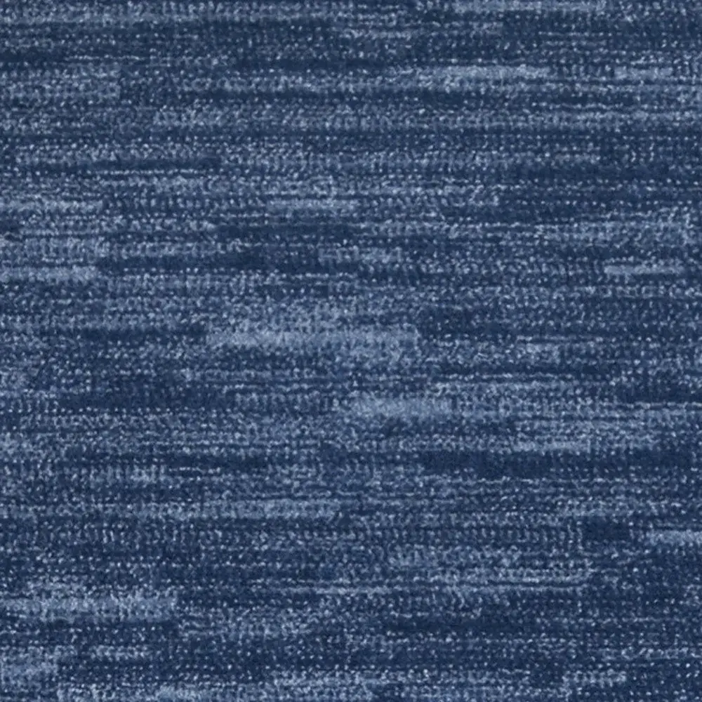6' Blue Non Skid Indoor Outdoor Runner Rug - Image 3