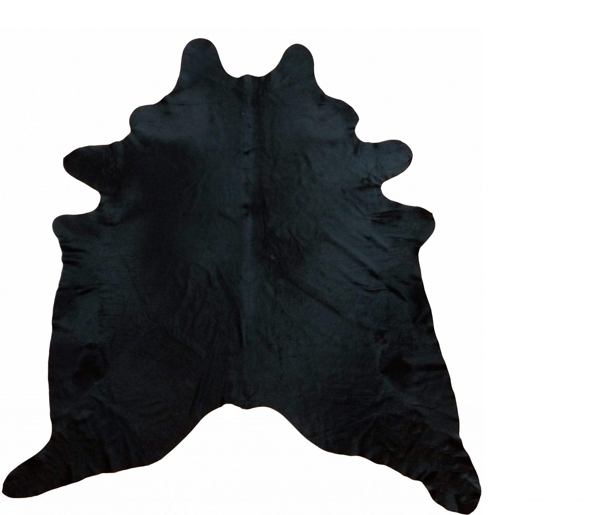 6 Ft Natural Black Brindled Cowhide Rug - Image 2