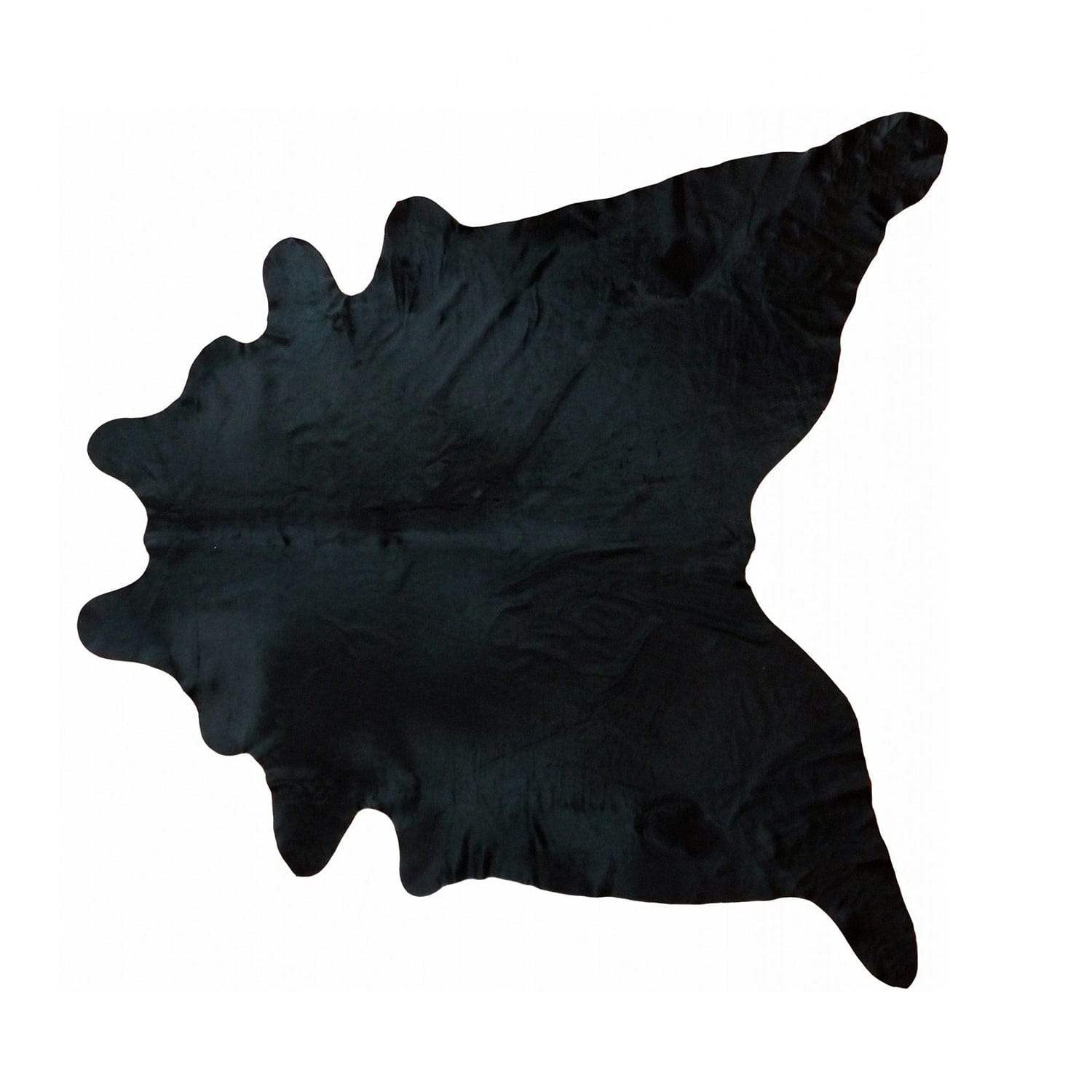 6 Ft Natural Black Brindled Cowhide Rug - Image 5