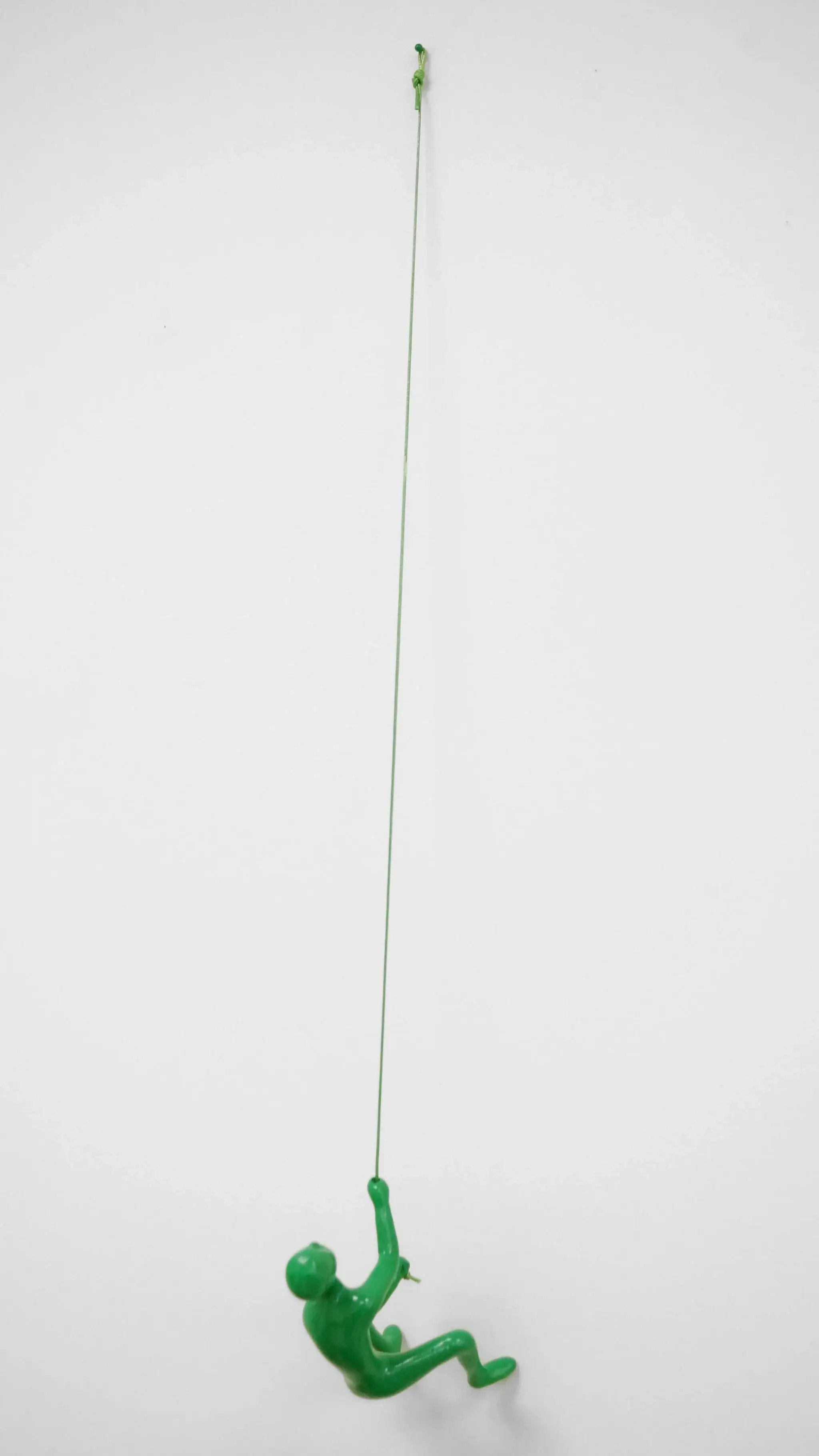 6" Green Unique Climbing Man With Rope Wall Art - Image 5