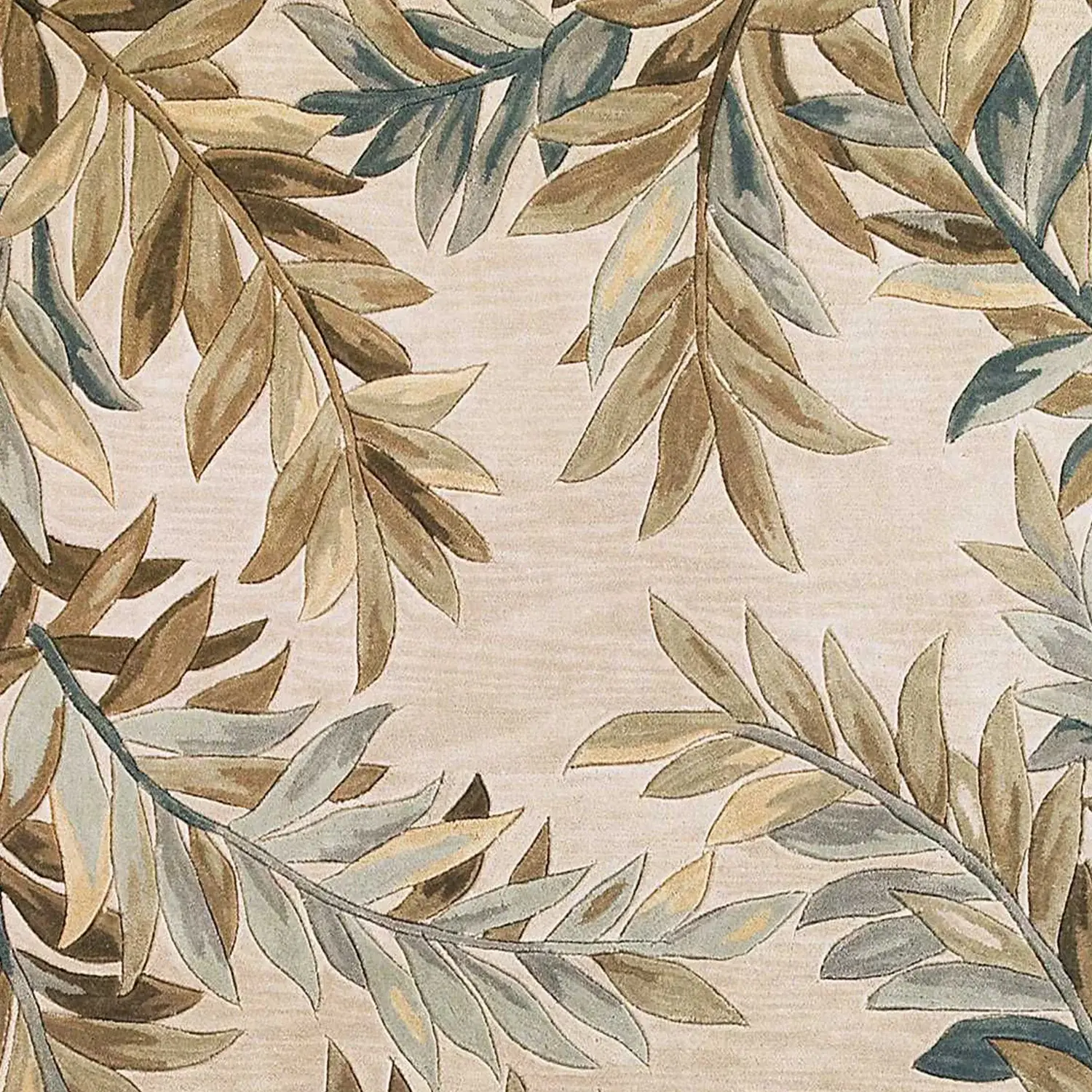 6' Ivory Round Wool Hand Tufted Area Rug - Image 6