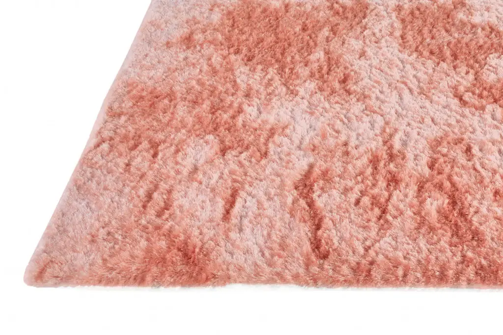 6' Pink Shag Tufted Handmade Runner Rug - Image 4