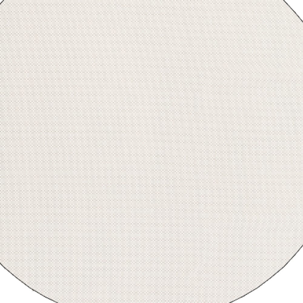 6" Round Basic  Beige Non Slip Rug Pad - Image 2