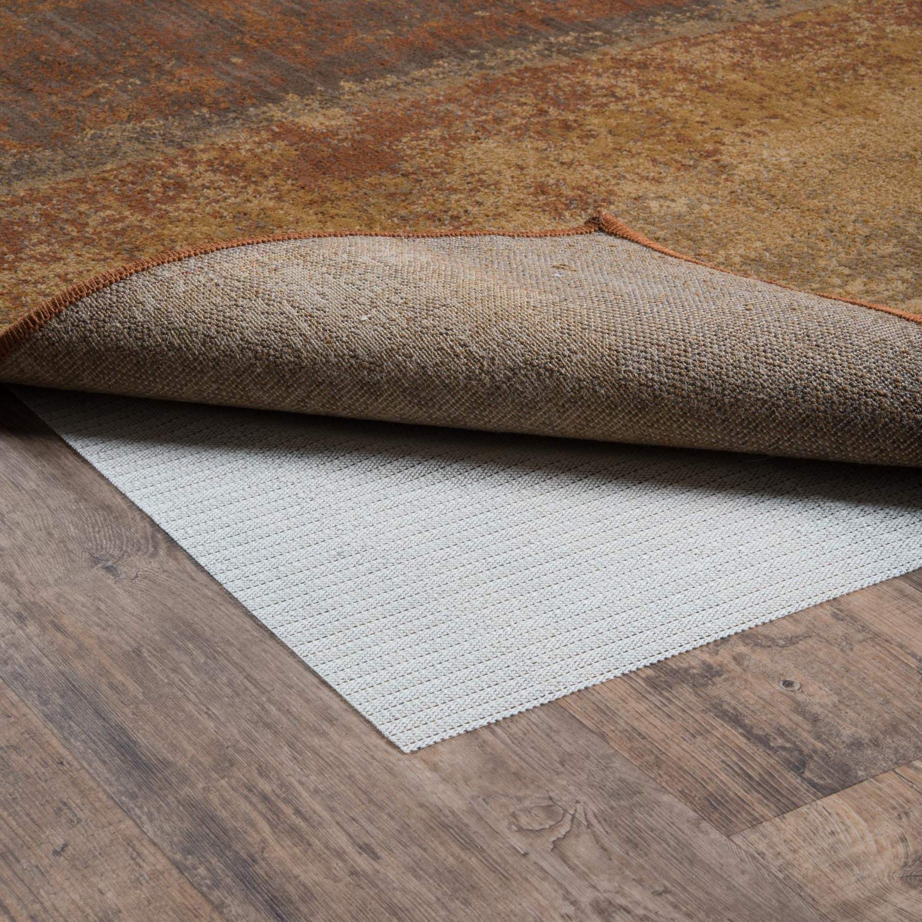 6" Round Basic  Beige Non Slip Rug Pad - Image 5