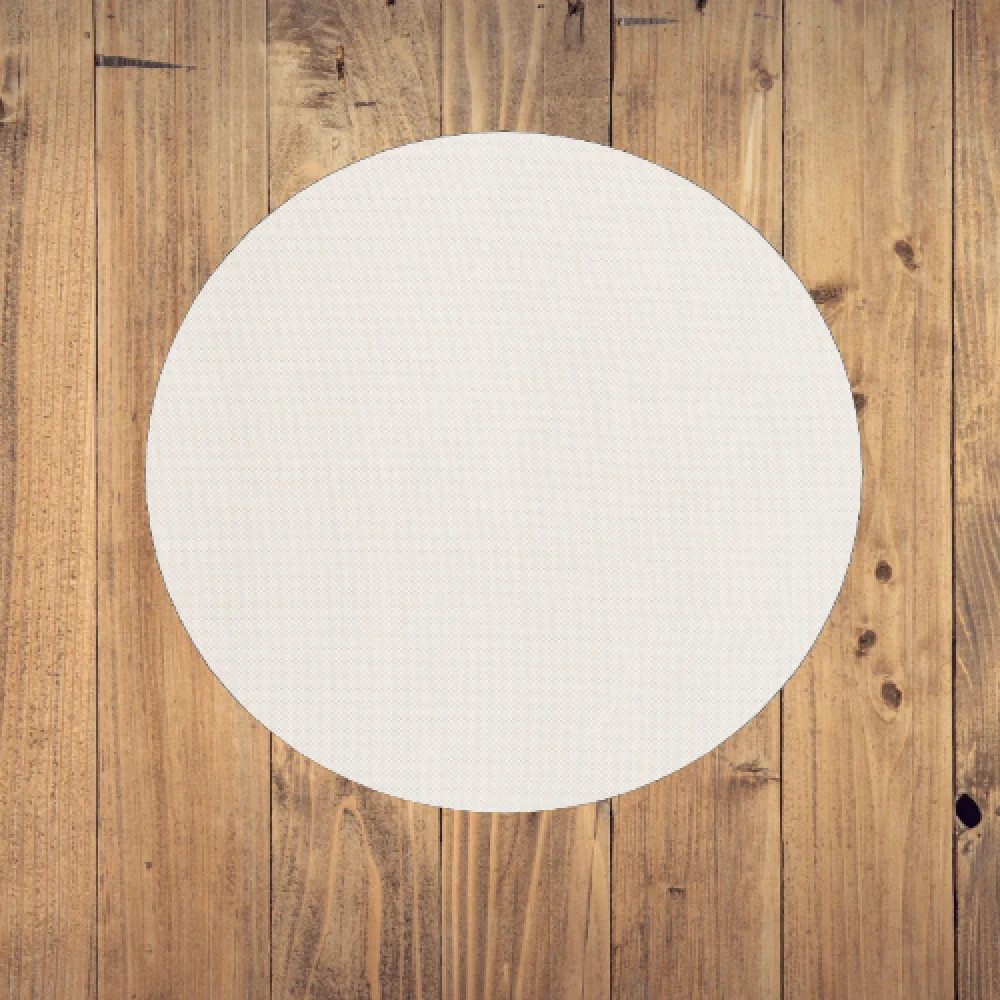6" Round Basic  Beige Non Slip Rug Pad - Image 6