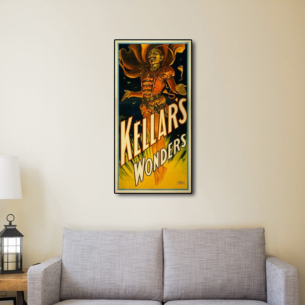 6" X 12" Keller's Wonders Vintage Magic Poster Wall Art - Image 5