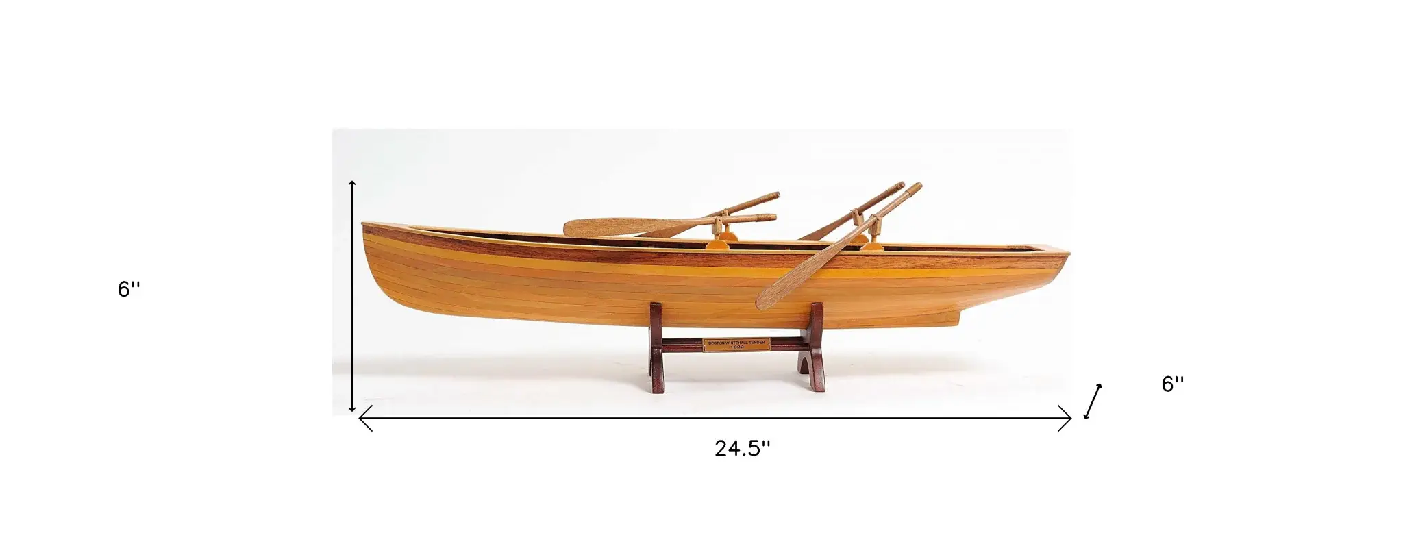 6" X 24.5" X 6" Boston Whitehall Tender - Image 9