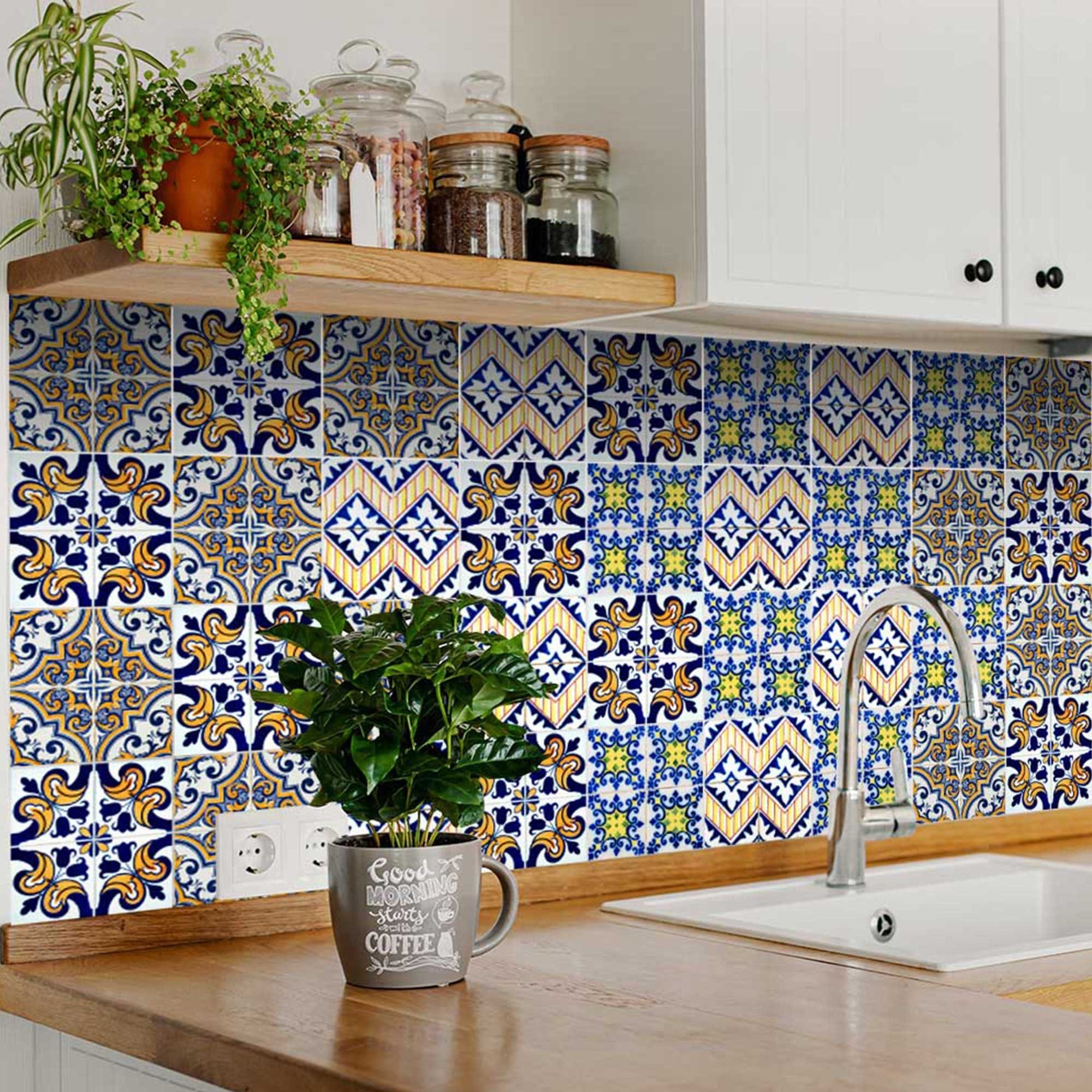 6" X 6" Addison Multi Mosaic Peel and Stick Tiles - Image 5