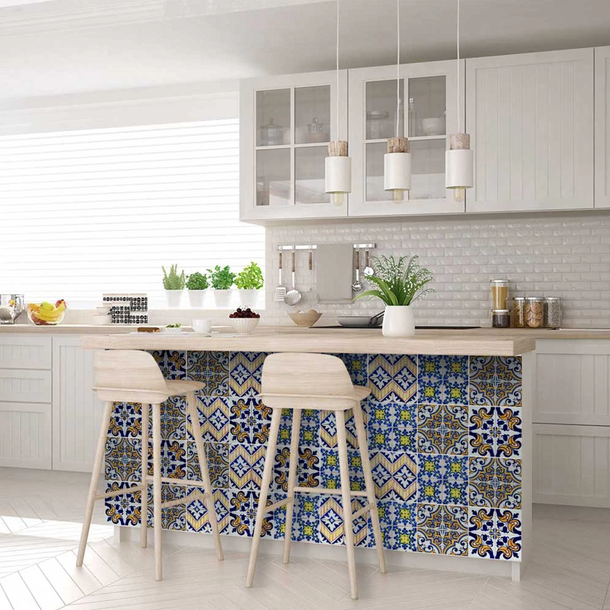 6" X 6" Addison Multi Mosaic Peel and Stick Tiles - Image 8