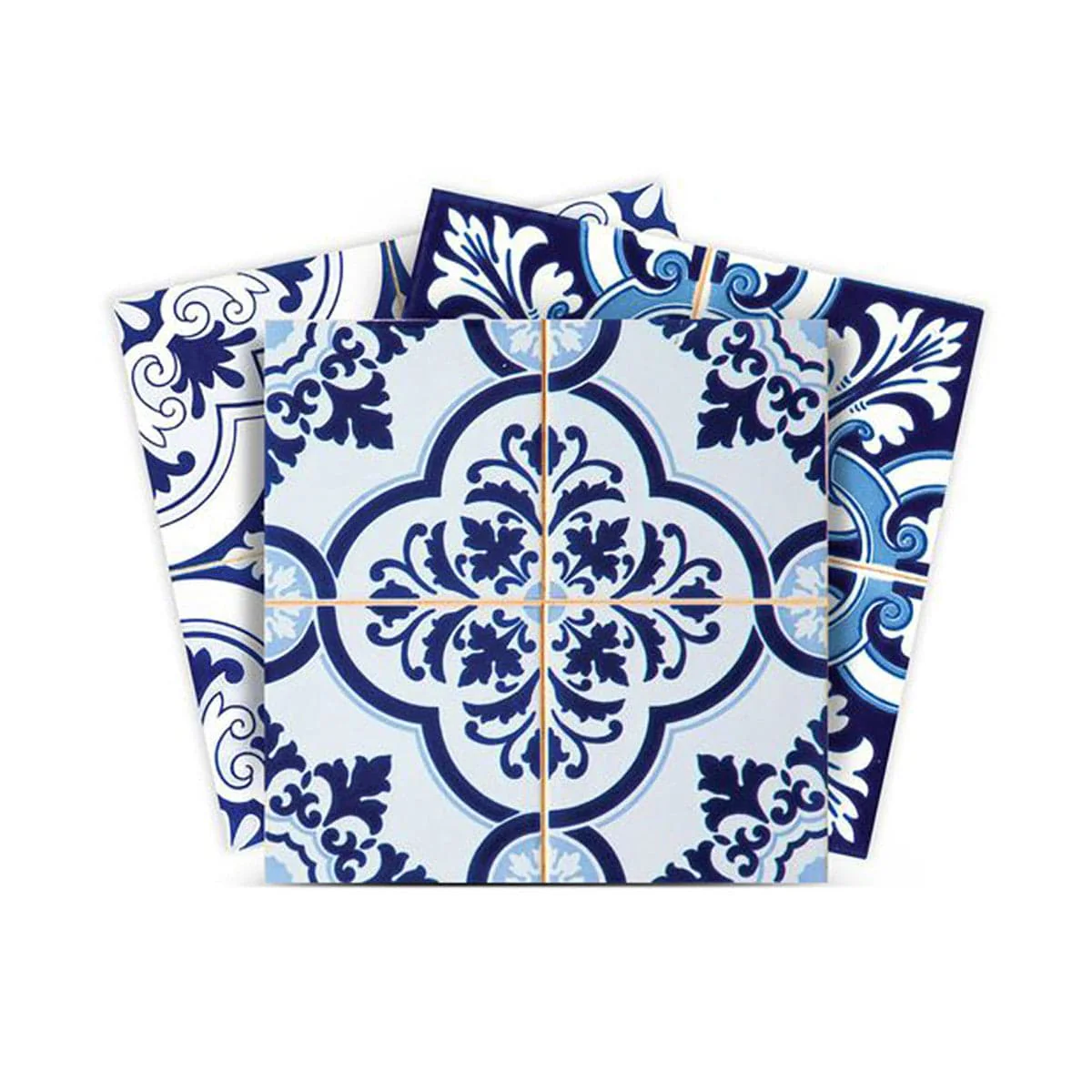 6" X 6" Azul Multi Mosaic Peel and Stick Tiles - Image 3