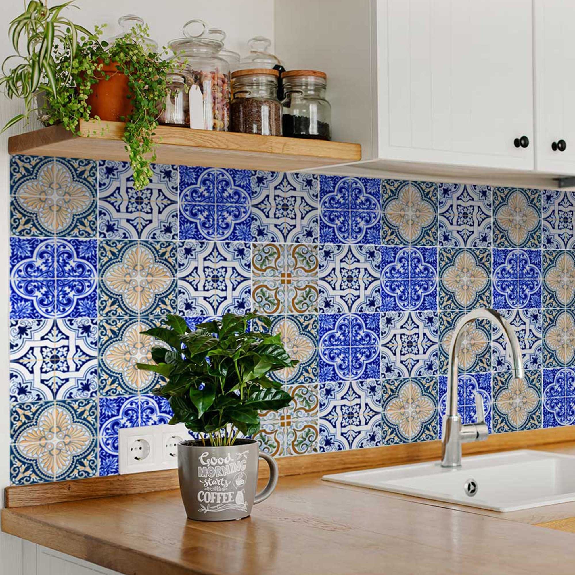 6" X 6" Bella Mix Mosaic Removable Peel and Stick Tiles - Image 5