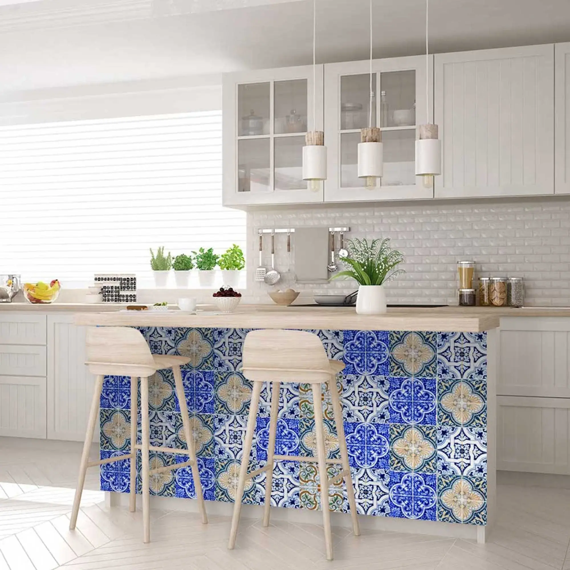 6" X 6" Bella Mix Mosaic Removable Peel and Stick Tiles - Image 9