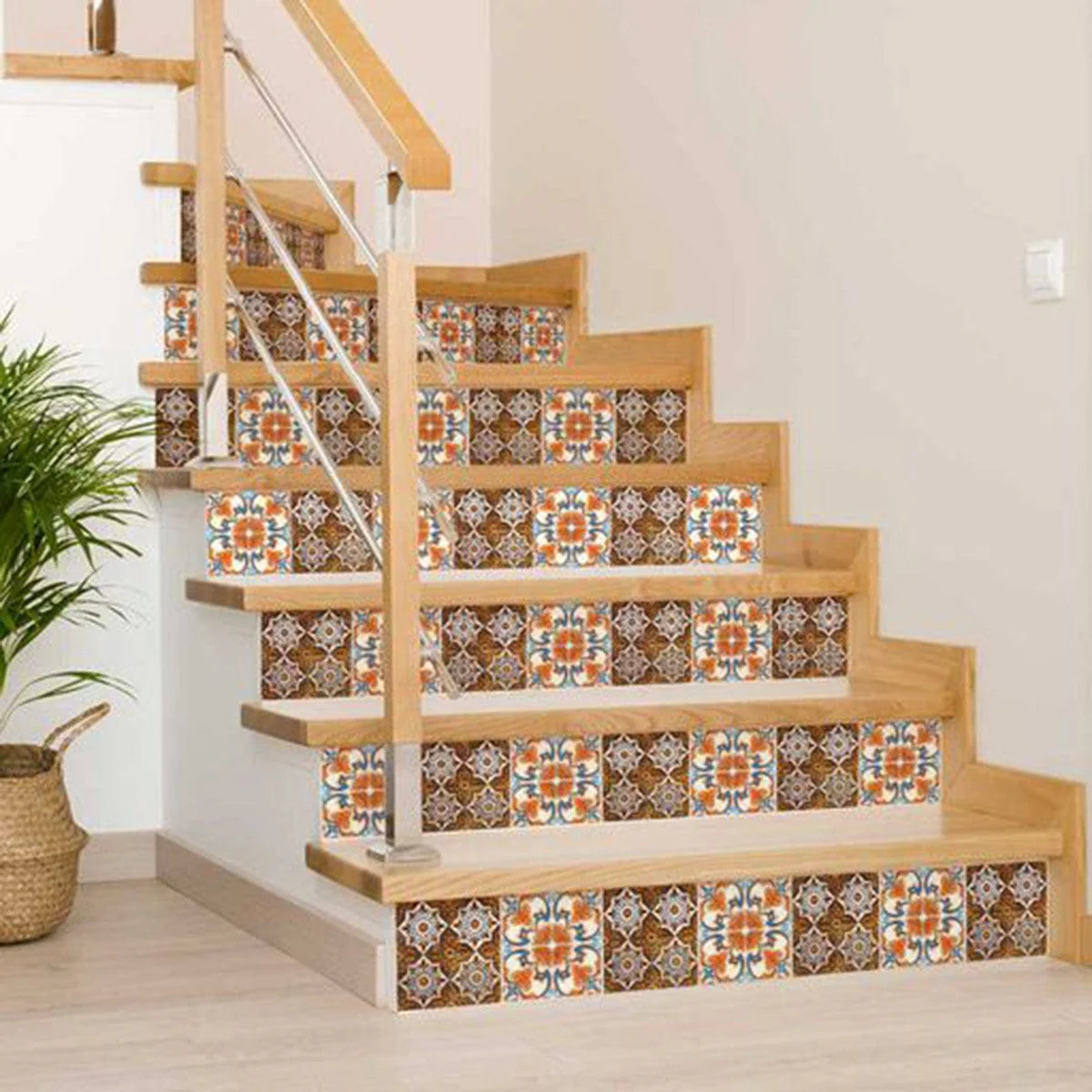 6" X 6" Bella Terra Peel And Stick Removable Tiles - Image 7