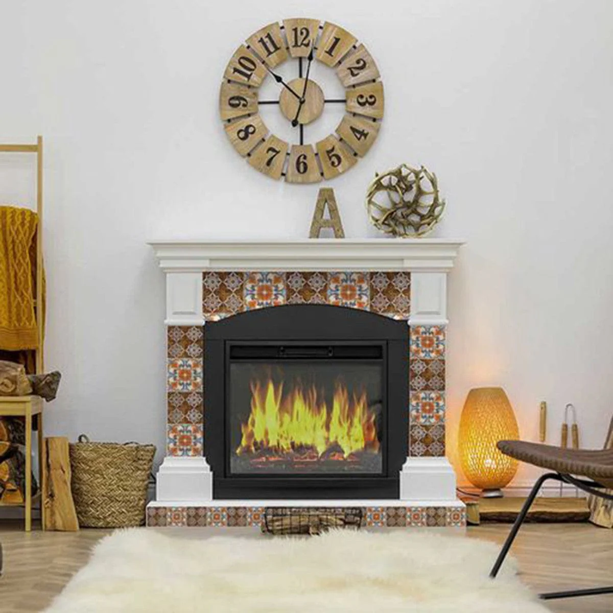 6" X 6" Bella Terra Peel And Stick Removable Tiles - Image 8