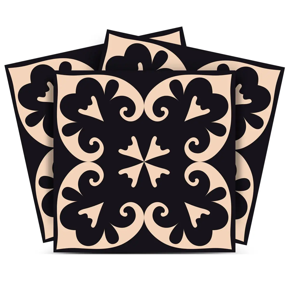 6" X 6" Black Sheep Peel And Stick Removable Tiles - Image 2