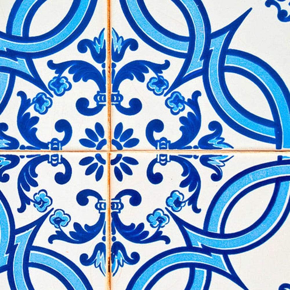 6" X 6" Blue and White Medi Peel And Stick Tiles - Image 3