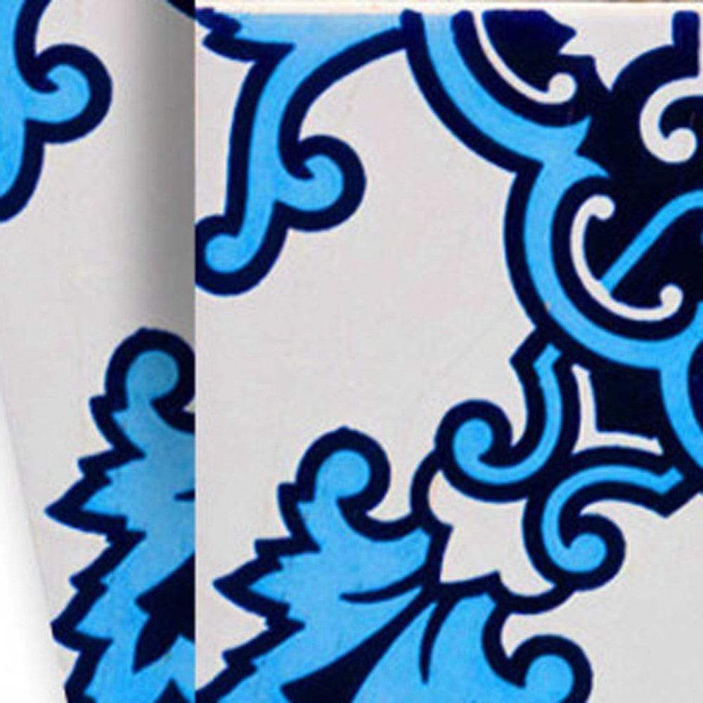 6" X 6" Blue Nelly Removable Peel and Stick Tiles - Image 2