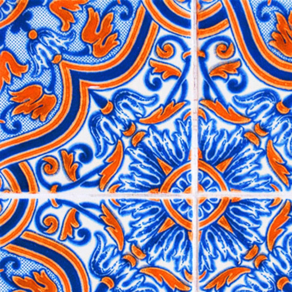 6" X 6" Blue Rust Zio Removable Peel and Stick Tiles - Image 2