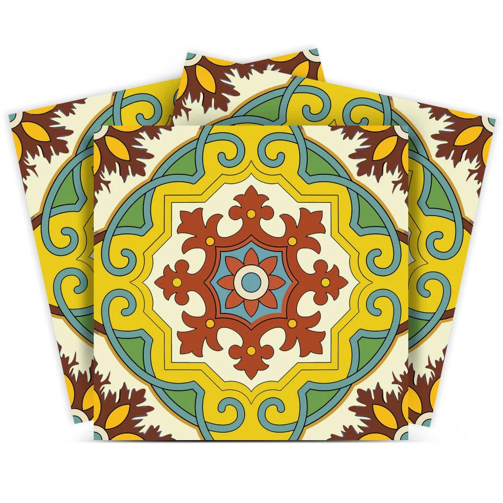 6" X 6" Fortuna Peel and Stick Removable Tiles - Image 3