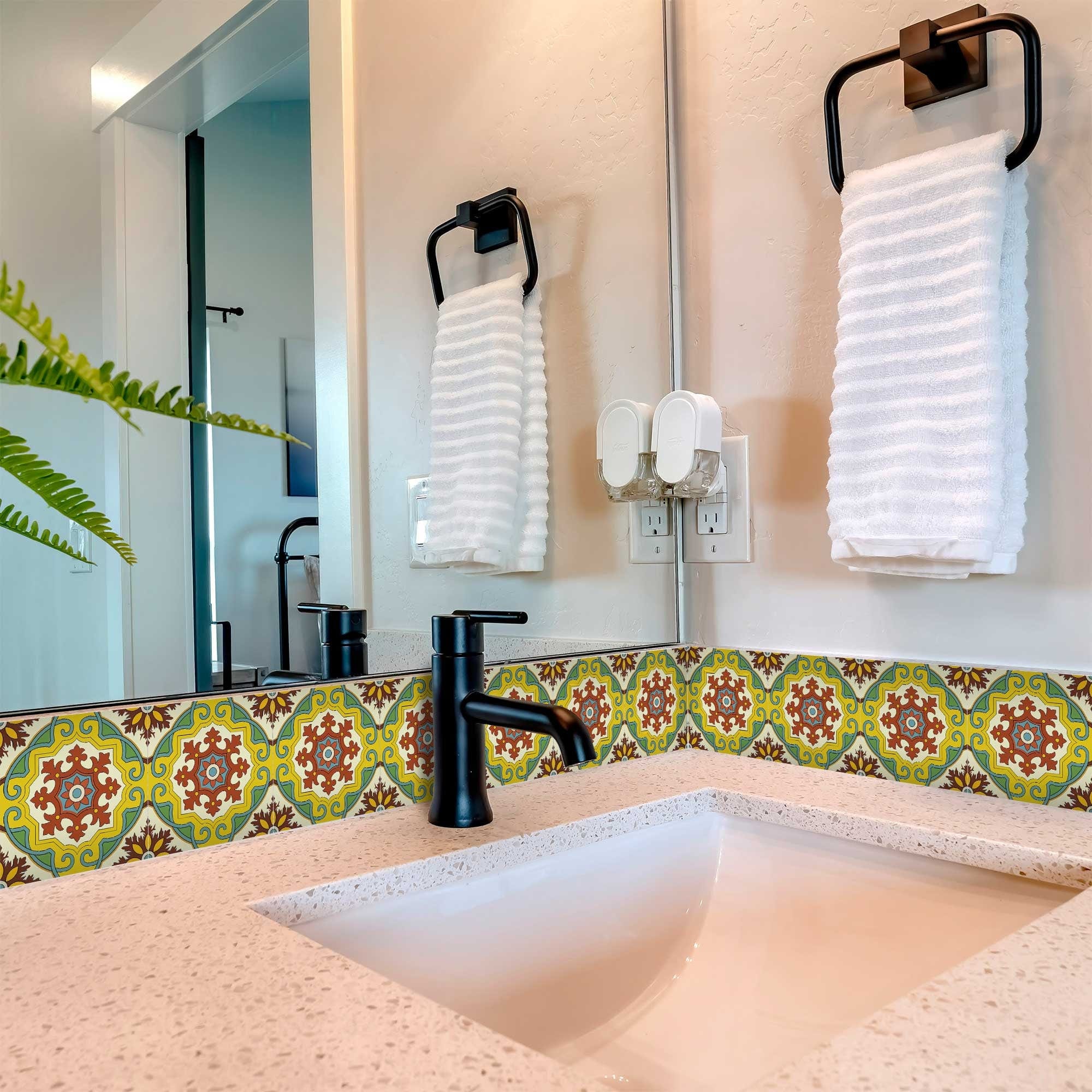 6" X 6" Fortuna Peel and Stick Removable Tiles - Image 6
